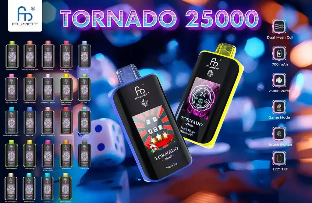 Fumot 25K Tornado Vape Review